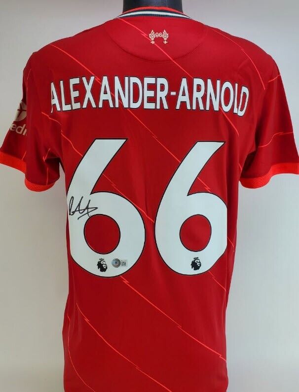 Trent Alexander-arnold Signed Liverpool Fc Nike Dri-fit Soccer Jersey (beckett)
