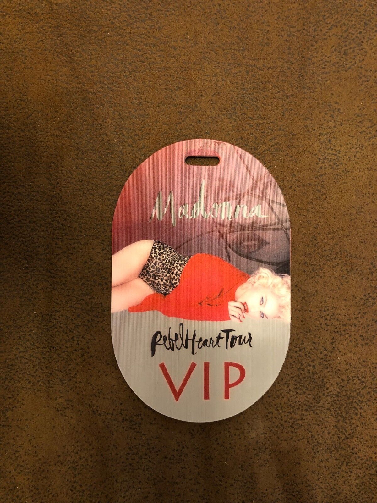 Very Rare Authentic Madonna Rebel Heart Tour 2016 Vip Concert Pass