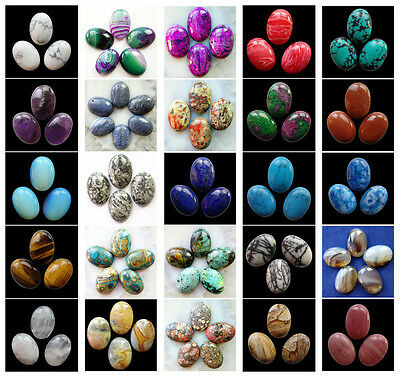 18x25mm Oval Cabochon Cab Flatback Semi-precious Gemstone Save